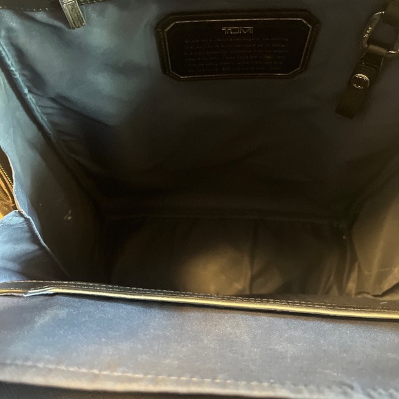 Auth Tumi Arrive Backpack Black Very Nice Travel - Picture 8 of 13